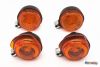 Blinkry sada MZ SIMSON univerz�ln� 6V nebo 12V �erno-oran�ov� bez ��rovky