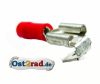 Dvojit� kontakt 6,3 mm, �erven�