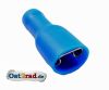 Kontakt samice 6,3 mm, modr�, izolovan�