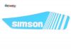Samolepka blo-modr na prav kastlk SIMSON S53 S83 E