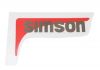 Samolepka erveno-bla na masku SIMSON S53 S83 OR