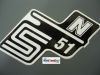 Samolepka na kastl�k Simson S51 N b�l�