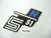 Samolepka na kastl�k Simson S51 N modr�