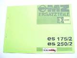 Katalog náhradních dílů MZ , ES175 / 2 a ES250 / 2