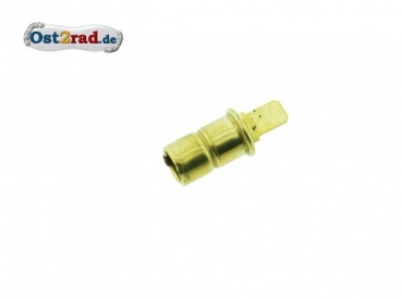 Objímka žárovky osvětlení tachometru a otáčkoměru mosaz Simson S51, SR50