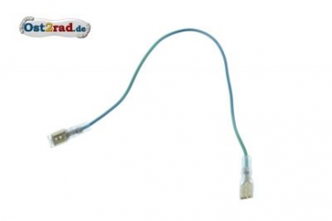 Kabel zelený plochý konektor  S51