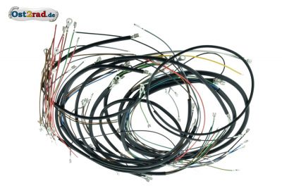 Kabeláž, elektroinstalace  MZ ETZ 125 150 250 251, deLuxe kompletní