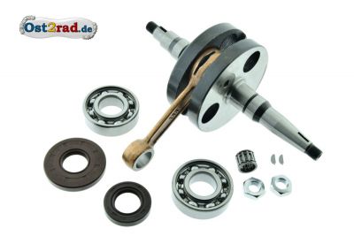 Klikový hřídel klika Simson S51 SR50 KR51/2 Schwalbe, sada, vyzkoušená