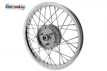Kolo 1,50x16" ráfek  alu, nerez výplet Simson KR S50 S51 SR4- S53, kompletní vypletené