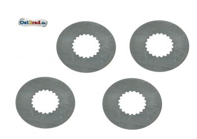 Lamela ocelová zesílená spojky SIMSON S51 KR51/2 SR50 0,6mm sada 4 ks