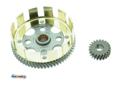 Primární převod  62 21 zubů Simson S51 KR51/2 SR50 S53, odhlehčený, sada