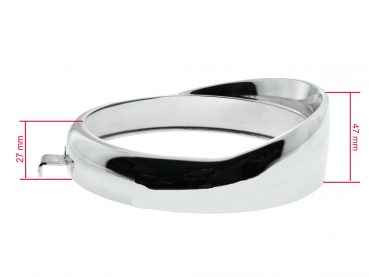 Rámeček světlo Simson S50 starší typ stříška kovové světlo