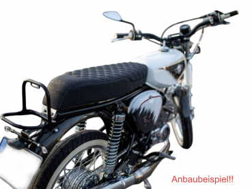 Sedlo VYSOKÉ hnědá tuning Simson S50, S51, S70