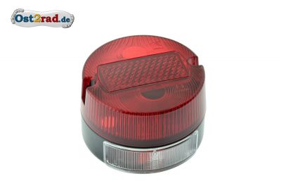 Světlo zadní  12V kulaté malé Simson S50 KR51 s E-značkou, komplet