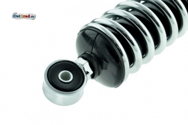 Zadní stavitelné pružící a tlumicí jednotky Simson S51 ENDURO s páčkou nastavení trvdosti