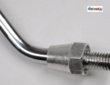 Zpětné zrcátko Simson S51 KR51 SR50 "Exklusiv" ocel - Chrom