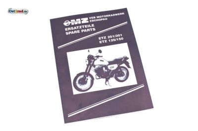 Katalog náhradních dílů MZ ETZ 125 150 251 301