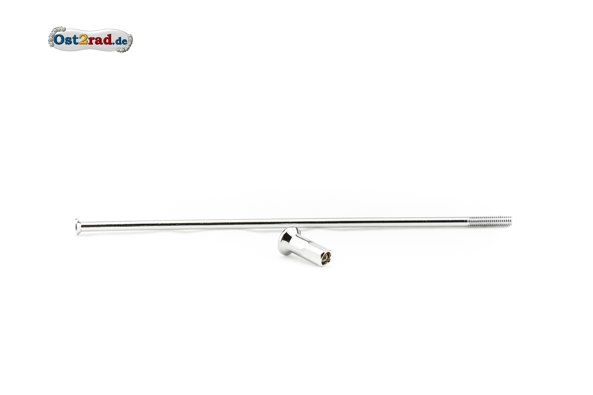 Sada drát a niple, výplet, špice, paprsek kolo, čtyřlístek M4 163mm  MZ ETZ s kotoučovou brzdou nerez