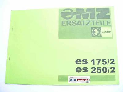 Katalog náhradních dílů MZ , ES175 / 2 a ES250 / 2