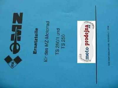 Katalog náhradních dílů TS250, TS 250/1