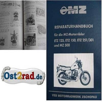 Kniha manuál k opravám MZ ETZ125, 150, 251