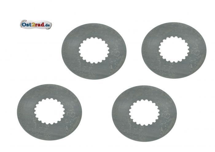 Lamela ocelová zesílená spojky SIMSON S51 KR51/2 SR50 0,6mm sada 4 ks