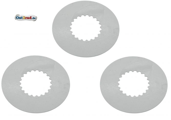 Lamela spojka ocelová 1,0 mm Simson S51 KR51/2 SR50 S53 sada 3 ks