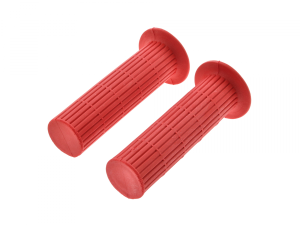 Ručky rukojeti rukojeť červená pár Simson S50 S51, uzavřené původní tvar