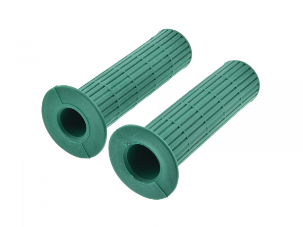 Ručky rukojeti rukojeť tmavá zelená pár Simson S50 S51, uzavřené původní tvar