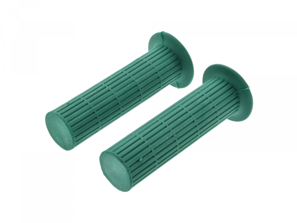 Ručky rukojeti rukojeť tmavá zelená pár Simson S50 S51, uzavřené původní tvar