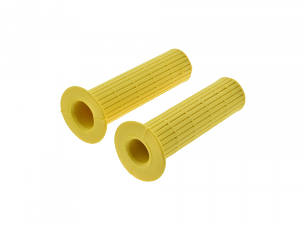 Ručky rukojeti rukojeť žlutá pár Simson S50 S51, uzavřené původní tvar