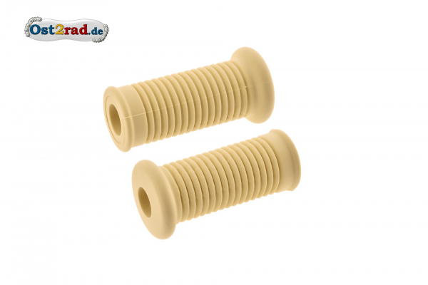 Stupačky zadní guma béžová MZ, Simson, univerzální 18-20 mm