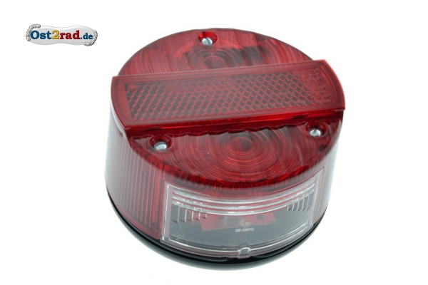 Zadní světlo kulaté kompletní Simson S50 S51 SR50 KR51  s homologací