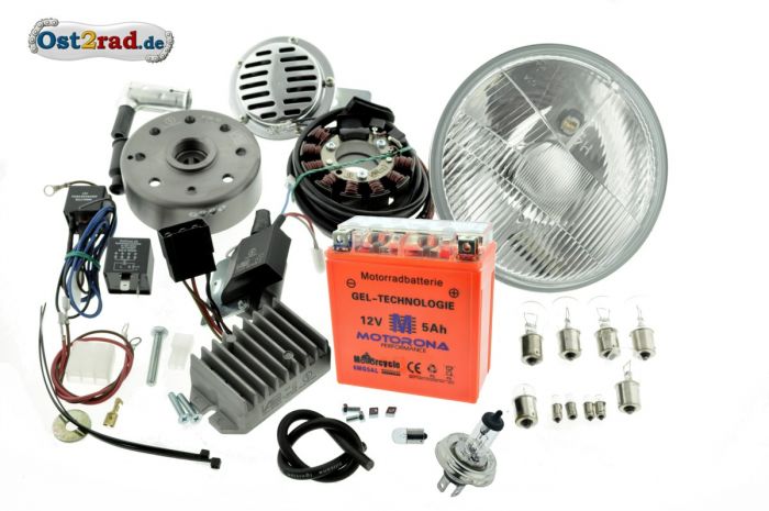 Zapalování Vape MZ ETS TS 125 150  12V, reflektor H4