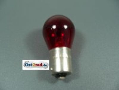 Žárovka 6V 21W BA15s rot