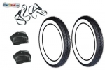 Pneumatika guma bílá RIESA Simson S50 S51 KR51 Schwalbe 2,75-16 , 2 ks