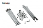 Výplet dráty špice niple  129mm Simson chrom jednoduché křížení